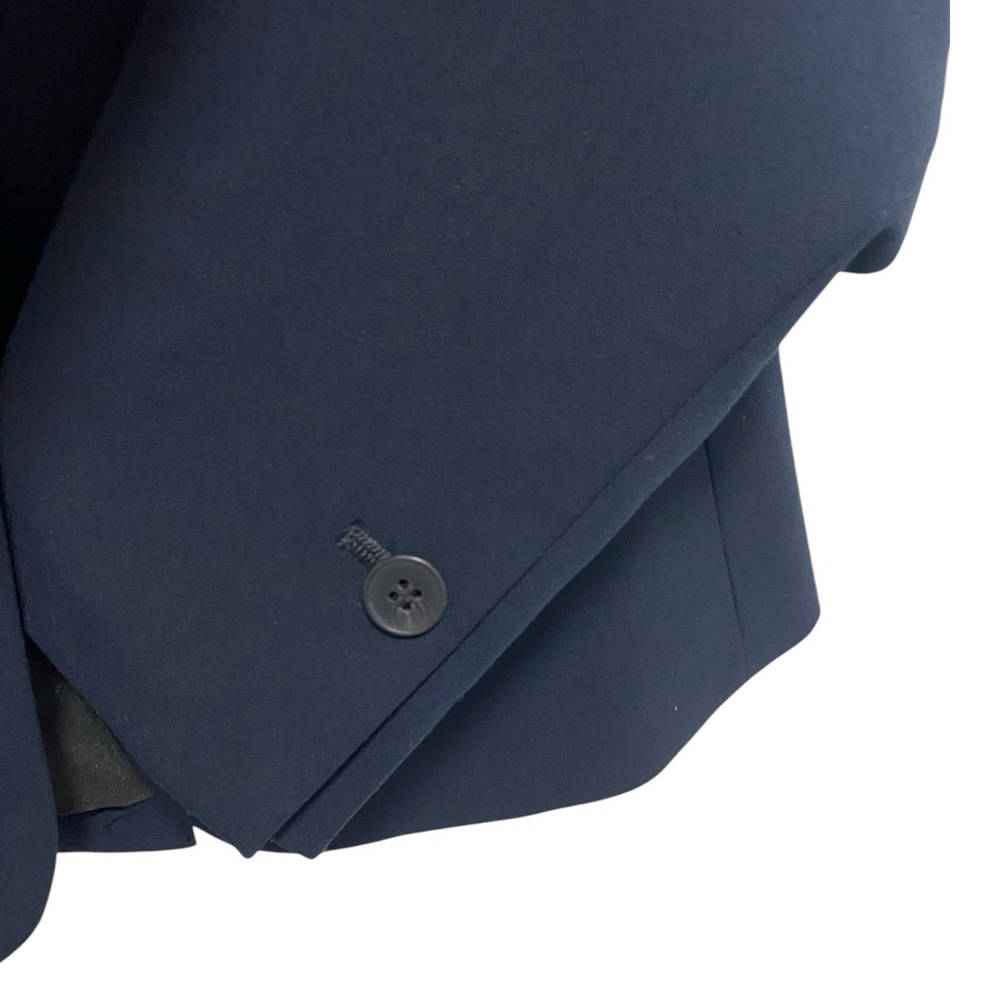 H&M Navy Blue Double Breasted Blazer Career Wear Jacket - NWOT- Size XS - Picture 6 of 9